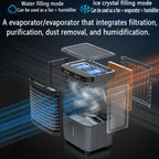 GENERIC Climatiseur Portable Avec 4 Compartiments à Glace, Réservoir D'eau De 20 Litres, Oscillation à 120°, Télécommande, Minuterie 12 H Et 3 Vitesses De Refroidissement. Idéal Pour La Chambre Ou La Maison.