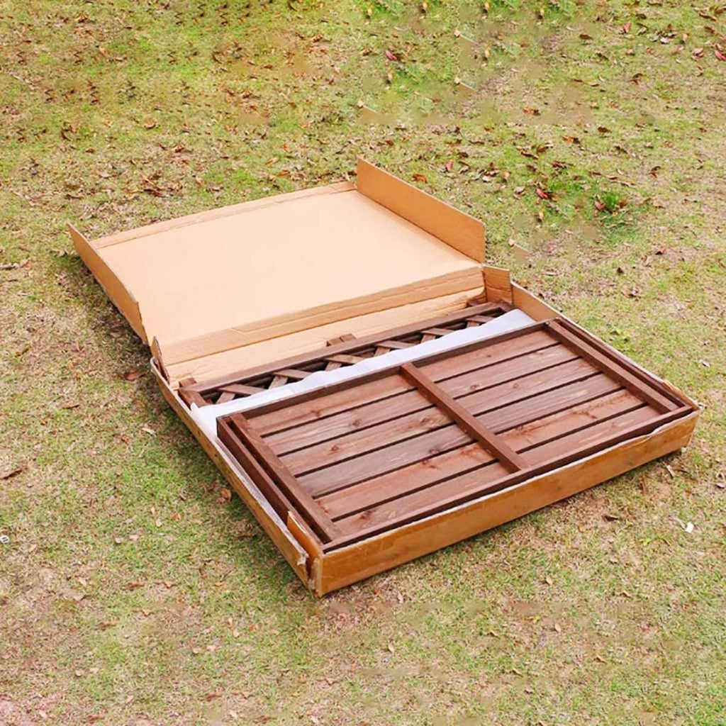 GENERIC Housse De Protection En Bois Massif Pour Climatiseur – Grille De Protection Pour Extérieur
