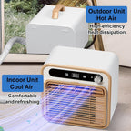  Calme Split Portable AC Pour Le Camping, RV, Tente. 130m3/h Airflow, WiFi Et Télécommande, 12H Minuterie.Léger 13kg Sans Tuyau De Conception Pour La Caravane, Camion, Refroidissement De Chambre à Couc