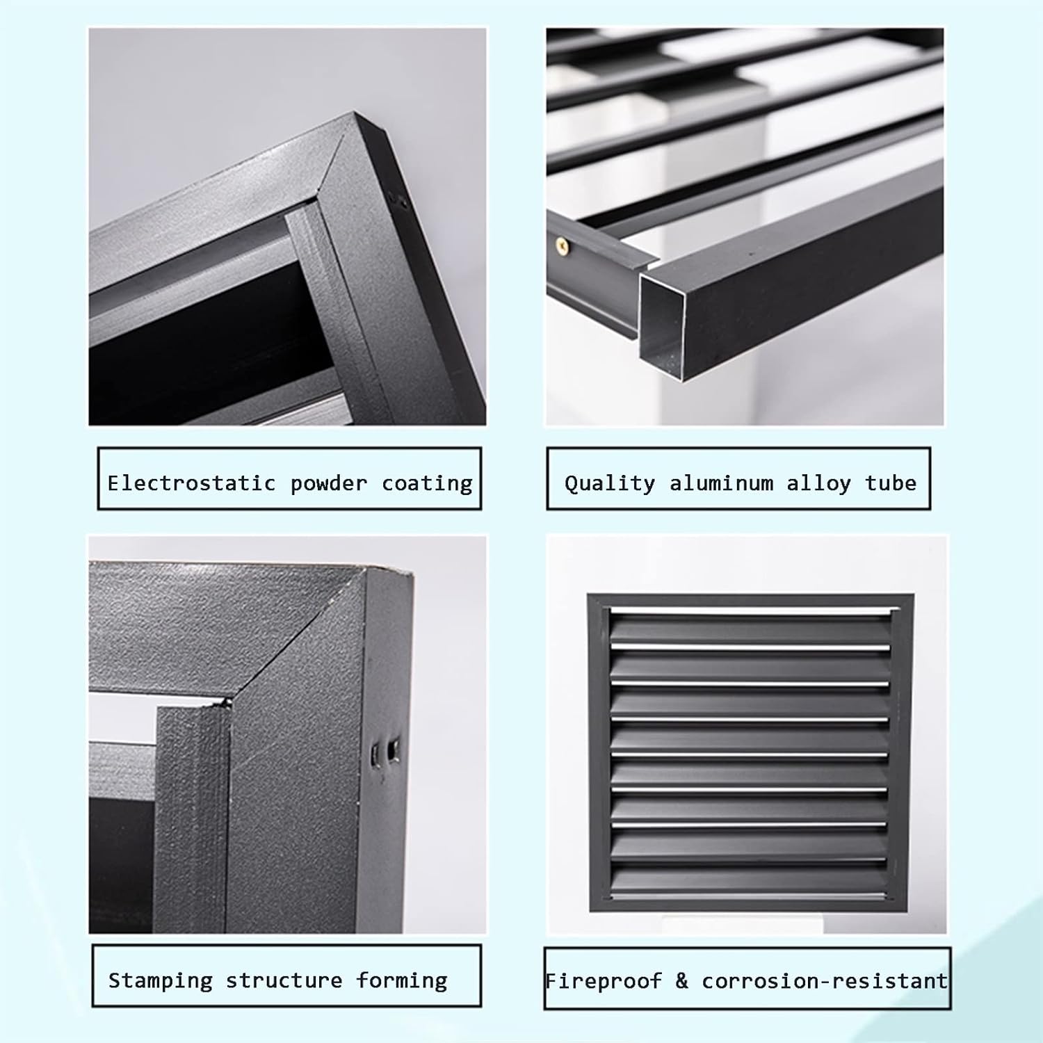  Housse De Climatiseur Extérieur En Aluminium Toutes Saisons - Protection AC - Écran De Clôture Décoratif Autonome Pour Poubelle Et équipement De Piscine