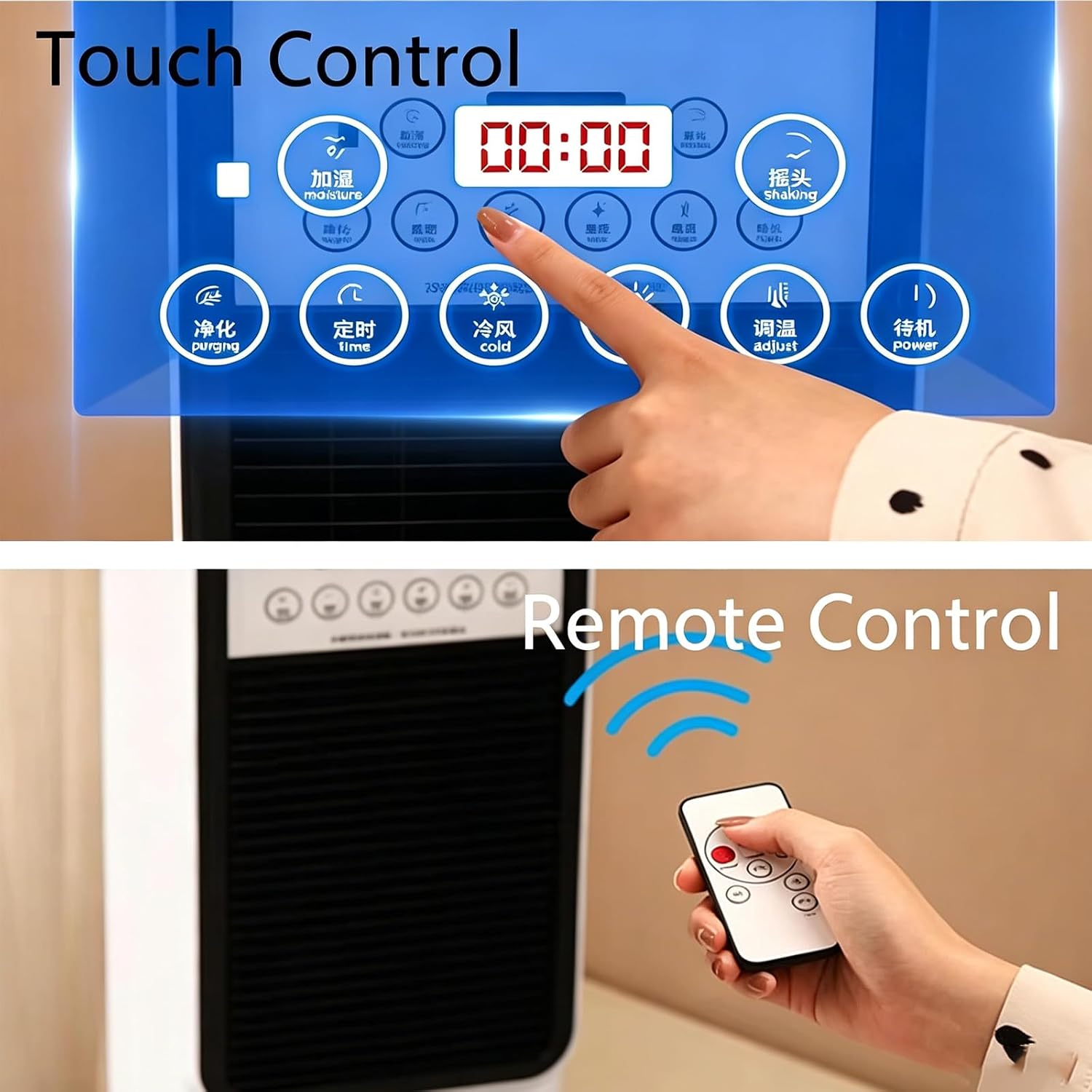  Climatiseur De Refroidissement Et De Chauffage Portable 12 000 Btu, Refroidisseur Par évaporation De Classe énergétique A Avec Télécommande Pour Chambre à Coucher, Bureau