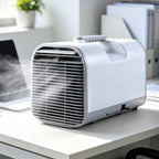  Climatiseur Portable 4777 BTU, Déshumidificateur De Ventilateur De Refroidissement 4 En 1 Pour Tente De Camion De VR, Unité Alésée à Courant Alternatif/DC Avec Mode De Sommeil, Efficace En Matière D