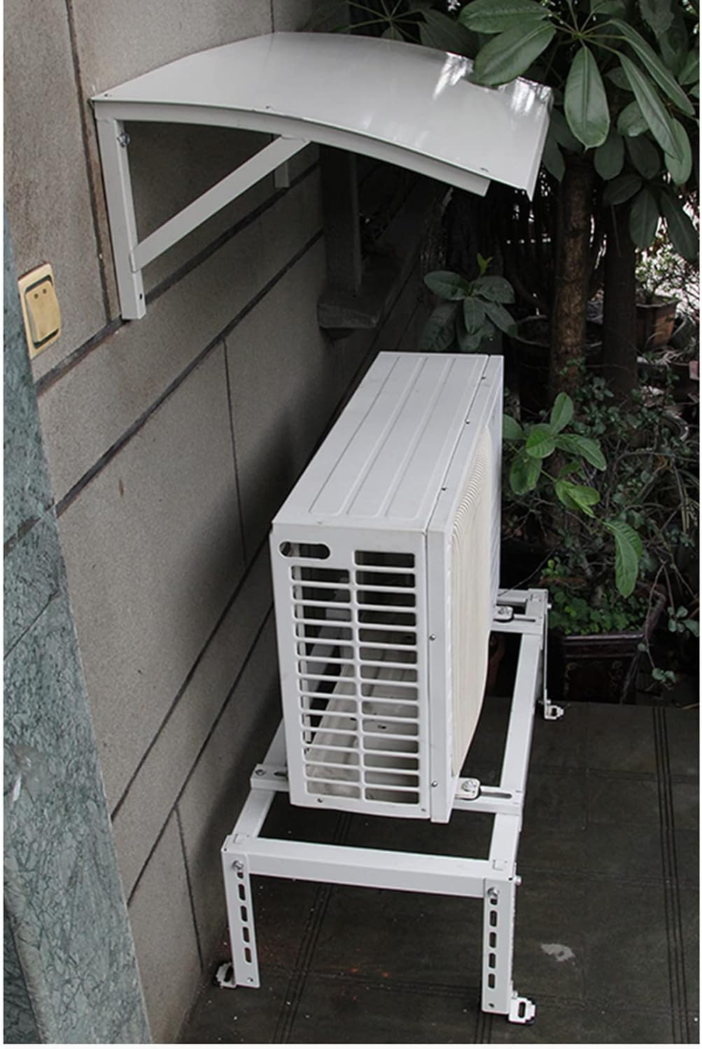  Housse De Protection Pour Climatiseur Extérieur, Protection Contre Les UV, La Pluie, La Neige – Pare-soleil De Climatisation, Pompe à Chaleur – Auvent De Terrasse Durable