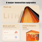  Climatiseur Portable Split 2000W - 2 En 1 : Climatiseur Et Chauffage Mural For Un Confort Optimal Toute L'année. Chauffage/climatisation Rapide Et Naturel.(A)