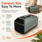  Climatiseur Portable 5000 BTU 230V - Nouveau Modèle 2026, Flux D’air Amélioré Pour Une Sensation De Fraîcheur Plus Rapide, Adapté Aux Chambres Et Petits Espaces De La Maison Grey