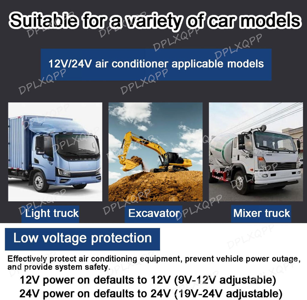 GENERIC Climatiseur à Double Ventilateur à Fréquence Variable, Capacité De Refroidissement De 1800 W/2600 W, Design à Faible Bruit Pour Un Sommeil Paisible, Installation Sur Le Toit De Camion/camping-car 12 V