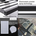 GENERIC Housse De Protection En Aluminium Pour Climatiseur – Protection Pour Unité Extérieure – Housse De Condensateur Résistante Aux Intempéries Pour Dissimuler Le Matériau Des Unités AC Pour Une Utilisation