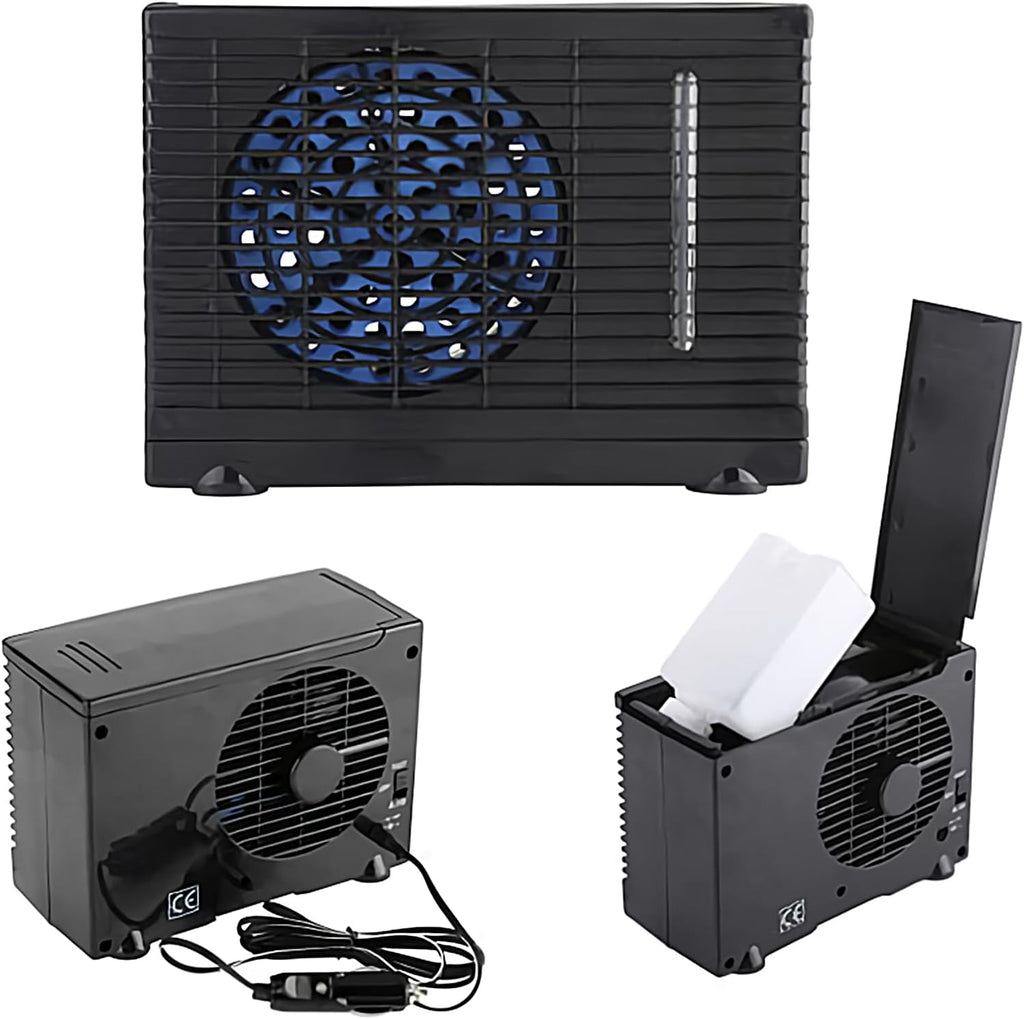  Climatiseur Portable Pour Véhicules, 12 V, Avec Montage Adhésif, Pour Camping-car, Camion, Voyage, Garage, Cave, Tente, Voyage