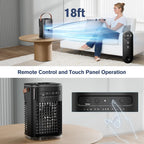  Refroidisseur D'air Par évaporation, Unité AC Portable Pour Chambre à Coucher, Bureau, 7 Lumières De Couleur, Mini Climatiseur Personnel,