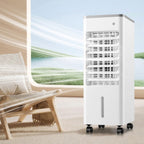 GENERIC Refroidisseur D'air Portable 9L Avec Affichage LED, Unité De Climatisation évaporative Pour Le Bureau à Domicile, 3 Vitesses, Oscillation à 90 °, Ventilateur D'humidificateur Silencieux Avec Télécomma
