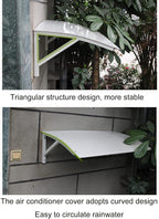  Housse De Protection Pour Climatiseur Extérieur, Protection Contre Les UV, La Pluie, La Neige – Pare-soleil De Climatisation, Pompe à Chaleur – Auvent De Terrasse Durable