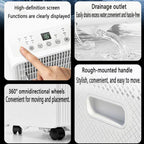  Climatiseur Portable 8000 BTU Pour Grandes Pièces Jusqu'à 300 Pieds Carrés, Smart AC Avec Télécommande, Refroidissement Rapide, Déshumidificateur, Mode De Sommeil Silencieux, Kit De Fenêtre Inclus