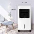  Climatiseur Portable Avec Télécommande, Rafraîchisseur D'air évaporatif 3 En 1 Pour La Maison, Appareil De Chauffage Et De Climatisation Silencieux, Idéal Pour Un Confort Optimal Toute L'année
