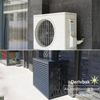GENERIC Housse De Protection Pour Climatiseur Extérieur – Grille De Protection En Aluminium Composite Pour Climatisation Et Pompe à Chaleur – Convient Aux Unités De Jardin Et Balcon (110 X 60 X 80 Cm)