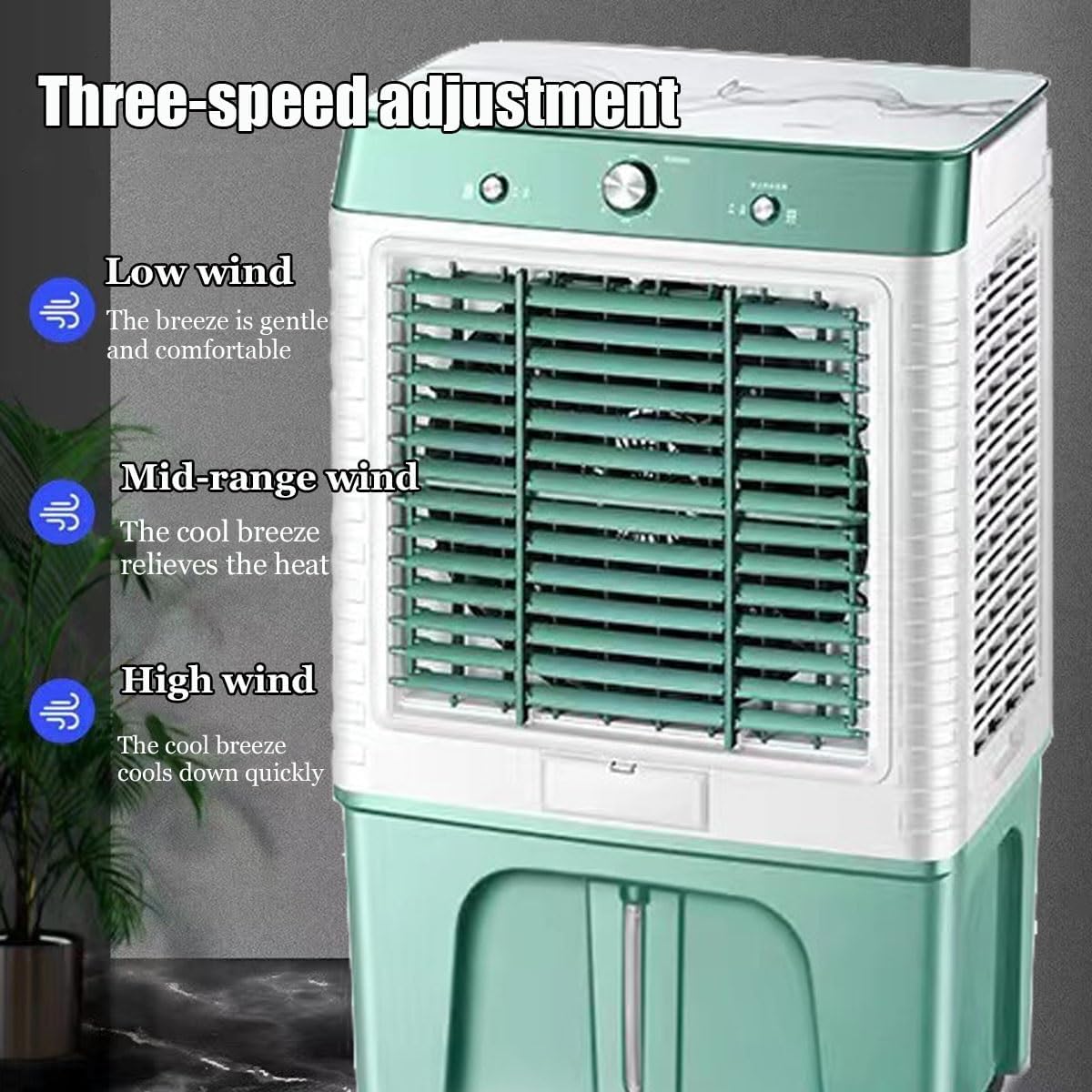  Refroidisseur D'air Portable For Marais, Refroidisseur D'air Par évaporation, Refroidisseur D'air Par évaporation Avec Oscillation, Refroidisseur D'air à 3 Vitesses De Vent, Climatiseur For Chambre, M