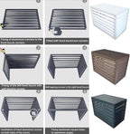 GENERIC Mini Couvercle En Aluminium Pour Climatiseurs Et Pompes à Chaleur, Ionique Pour Unités CVC à Système Divisé