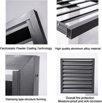  Housse De Protection Contre Les Intempéries Pour Climatiseur Extérieur - En Aluminium - Pour Pompe à Chaleur - Protection Contre La Vie Privée - Blanc
