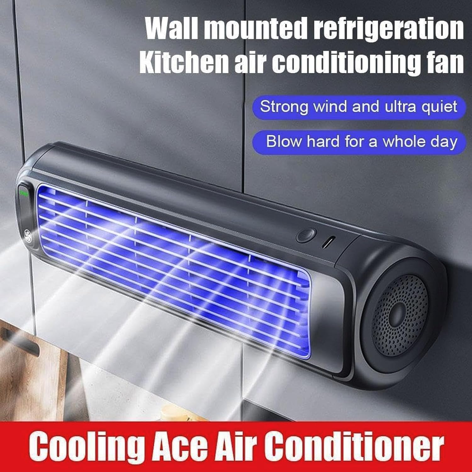  Ventilateur De Climatiseur Portable, Ace De Refroidissement Amélioré 2026 Avec 3 Vitesses Et écran Tactile LED, Refroidisseur D'air Rechargeable Silencieux Pour Chambre, Bureau Et Cuisine, Beige