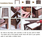 GENERIC Housse De Climatiseur Extérieur Et Boîtier De Pompe à Chaleur - Poubelle En Bois Massif Et Support De Fleurs, Grilles De Protection Pour Unités AC (taille : 1)
