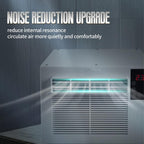  280W Unité De Climatisation Portable, 1876 BTU Refroidissement Rapide Et Déshumidificateur, Mini A/C Silencieux Pour Les Petites Pièces, Dortoirs, Bureaux, Pas D'installation Requise, Déplacement Faci
