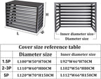 GENERIC Housse En Aluminium Pour Unité De Climatisation - Protection Extérieure Décorative Résistante Aux Intempéries Pour Climatiseurs Centraux - Boîtier Autonome Pour Ordures Ou équipements CVC