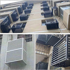 GENERIC Housse De Climatiseur D'extérieur Résistante Aux Intempéries – Barrière Décorative En Aluminium Pour La Protection De La Maison Des Unités De Climatisation – Bouclier Résistant Aux Intempéries