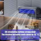  Ventilateur De Climatiseur Portable, Ace De Refroidissement Amélioré 2026 Avec 3 Vitesses Et écran Tactile LED, Refroidisseur D'air Rechargeable Silencieux Pour Chambre, Bureau Et Cuisine, Beige