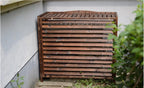  Housse Climatiseur Extérieur Couverture,Housse De Climatiseur En Bois Housse De Climatiseur Rustique Support De Plante En Bois, Couverture De Radiateur De Cadre De Support De Climatisation Extéri