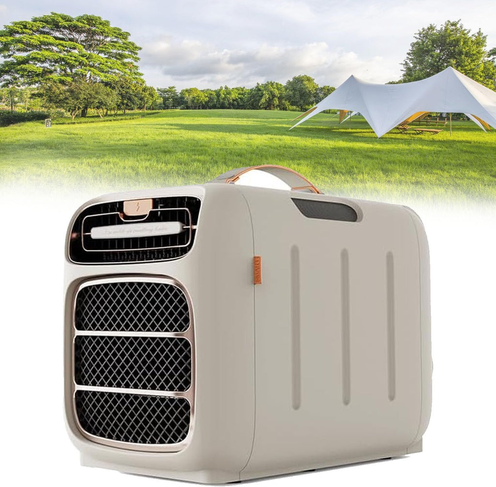  Climatiseur Portable Ultra-Silencieux Mode Déshumidificateur,Légère Sans Installation,800w Chauffage Indépendant Pour Fourgon Aménagé Caravane Et Intérieur Maison Refrigeration&Heating