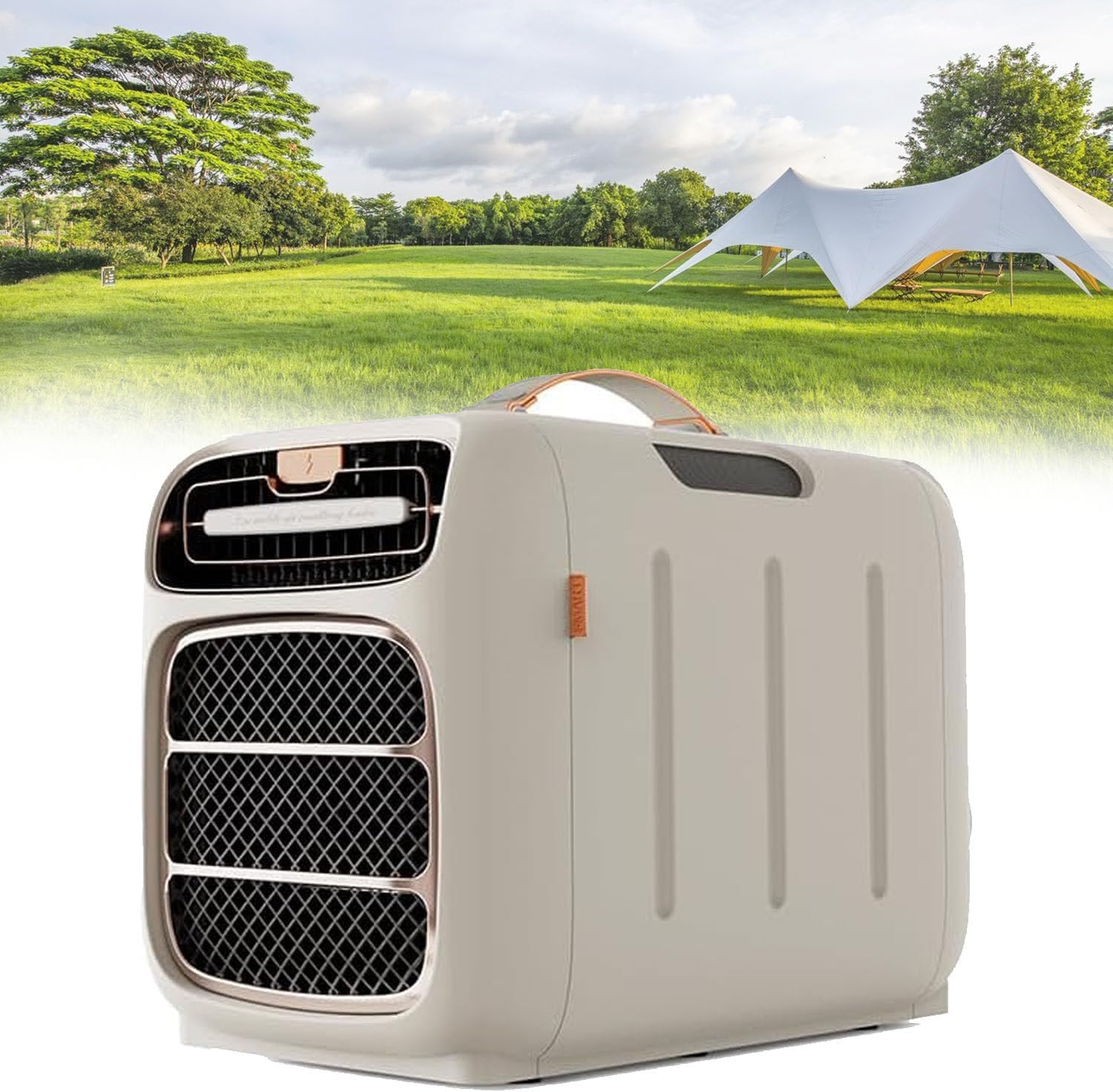  Climatiseur Portable Ultra-Silencieux Mode Déshumidificateur,Légère Sans Installation,800w Chauffage Indépendant Pour Fourgon Aménagé Caravane Et Intérieur Maison Refrigeration&Heating