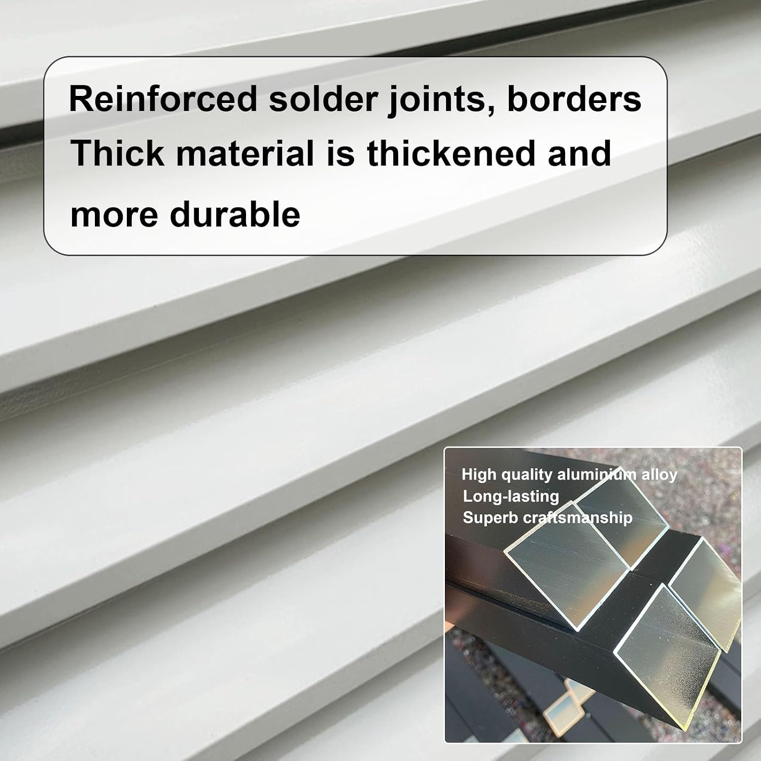  Housse En Aluminium Pour Climatiseur – Protection Complète En Hiver Pour Unités Extérieures, Bouclier Robuste Et Résistant Aux Intempéries, Utilisation En Intérieur/extérieur, Finition Plate Grise