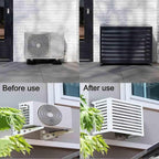  Housse De Climatiseur D'extérieur Résistante Aux Intempéries – Bouclier De Pompe à Chaleur En Aluminium Pour Une Protection Contre Le Bruit Et Une Performance Optimale – Élégant Et Design