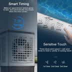 GENERIC Refroidisseur D'évaporation Commercial, Ventilateur De Marais à 3 Vitesses Avec 120 Oscillation, Grand Réservoir Et Roues Pour L'usine, Restaurant, Bureau.Refroidissement Efficace, Fonctionnement Calm