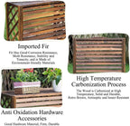  Support De Fleurs En Bois, Housse De Climatiseur D'extérieur Dissimulée, Support De Climatiseur De Jardin En Bois Massif, Cadre De Climatiseur épaissi, Climatiseur