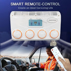 GENERIC Climatiseur Portable Avec Télécommande, Alimentation 12 V/24 V, Pas De Consommation De Carburant, Idéal Pour Le Refroidissement Des Véhicules Et Des Petits Espaces