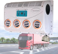  Climatiseur électrique Universel 12 V/24 V CC Pour Camions, Véhicules De Camping, Pelleteuses, Camionnettes, Camping-cars, Solution De Refroidissement Compacte Et Efficace