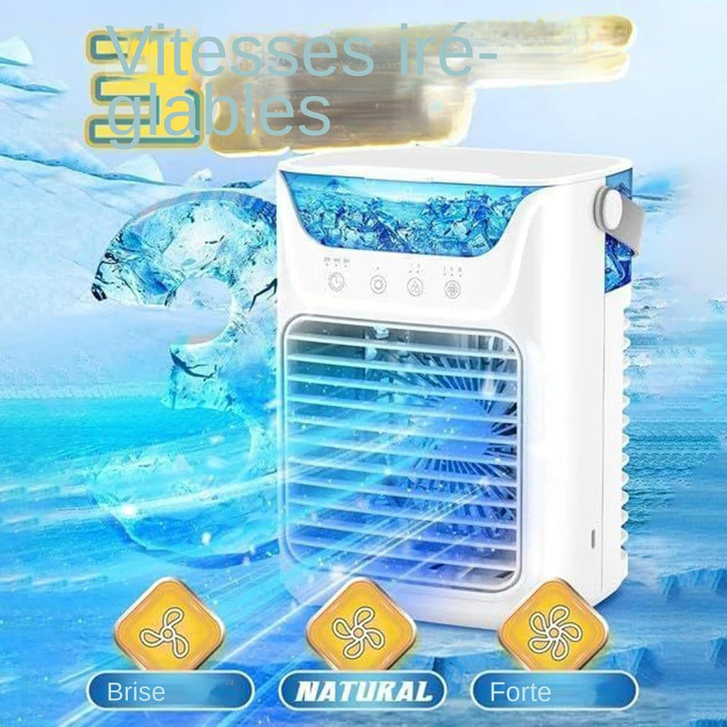  Ventilateur Rafraîchisseur D'Air Personnel | Ventilateur Portable Avec Réservoir D'Eau - Appareil Rafraîchissant D'Été Avec 2 Modes De Brumisation Pour Bureaux Chevet Dortoir Table Chambre Salle Patio