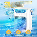  Ventilateur Rafraîchisseur D'Air Personnel | Ventilateur Portable Avec Réservoir D'Eau - Appareil Rafraîchissant D'Été Avec 2 Modes De Brumisation Pour Bureaux Chevet Dortoir Table Chambre Salle Patio