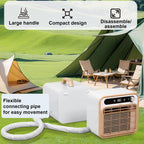  Unité De Climatisation Portable Divisée 5000 BTU, 40dB Refroidissement Intelligent Silencieux Avec Contrôle Tactile Et Minuterie 12H, Déshumidificateur Efficace Pour La Chambre à Coucher, Bureau, VR,