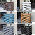 GENERIC Bonsai Design Housse En Bois Pour Climatiseur – Protection D'unité Extérieure | Cadre En Maille Polyvalent Pour Jardins, Terrasses Et Balcons | Housse élégante Pour Climatisation