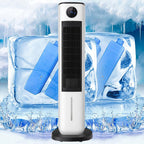 GENERIC Refroidisseur D'évaporation Commercial, Ventilateur De Marais à 3 Vitesses Avec 120 Oscillation, Grand Réservoir Et Roues Pour L'usine, Restaurant, Bureau.Refroidissement Efficace, Fonctionnement Calm