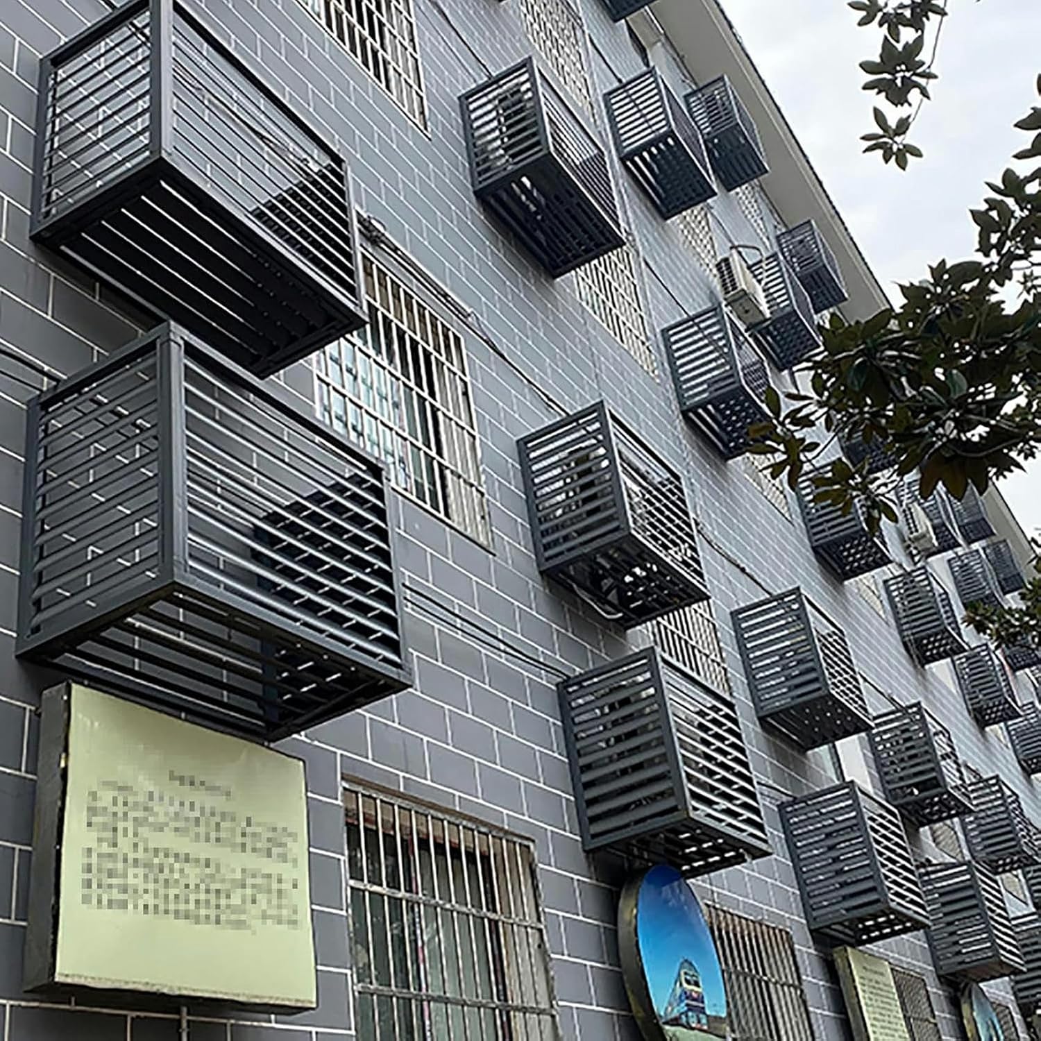  Housse De Climatiseur Divisée Résistante Aux Intempéries Avec Design Antivol Et Clôture D'intimité – Ion Pour Unités Extérieures, Sécurité Améliorée Et Résistance Aux Intempéries