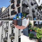 GENERIC Housse De Protection En Aluminium Pour Climatiseur Extérieur – Clôture à Persiennes Antirouille – Protection De Climatiseur Autonome élégante – Résistante Aux Intempéries Et à La Déformation