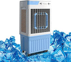 GENERIC Refroidisseur D'évaporation Commercial, Ventilateur De Marais à 3 Vitesses Avec 120 Oscillation, Grand Réservoir Et Roues Pour L'usine, Restaurant, Bureau.Refroidissement Efficace, Fonctionnement Calm