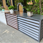 GENERIC Housse De Protection Pour Climatiseur Extérieur - Anti-vol - Protection Contre Les Intempéries - Clôture D'intimité Décorative Pour Unités Séparées