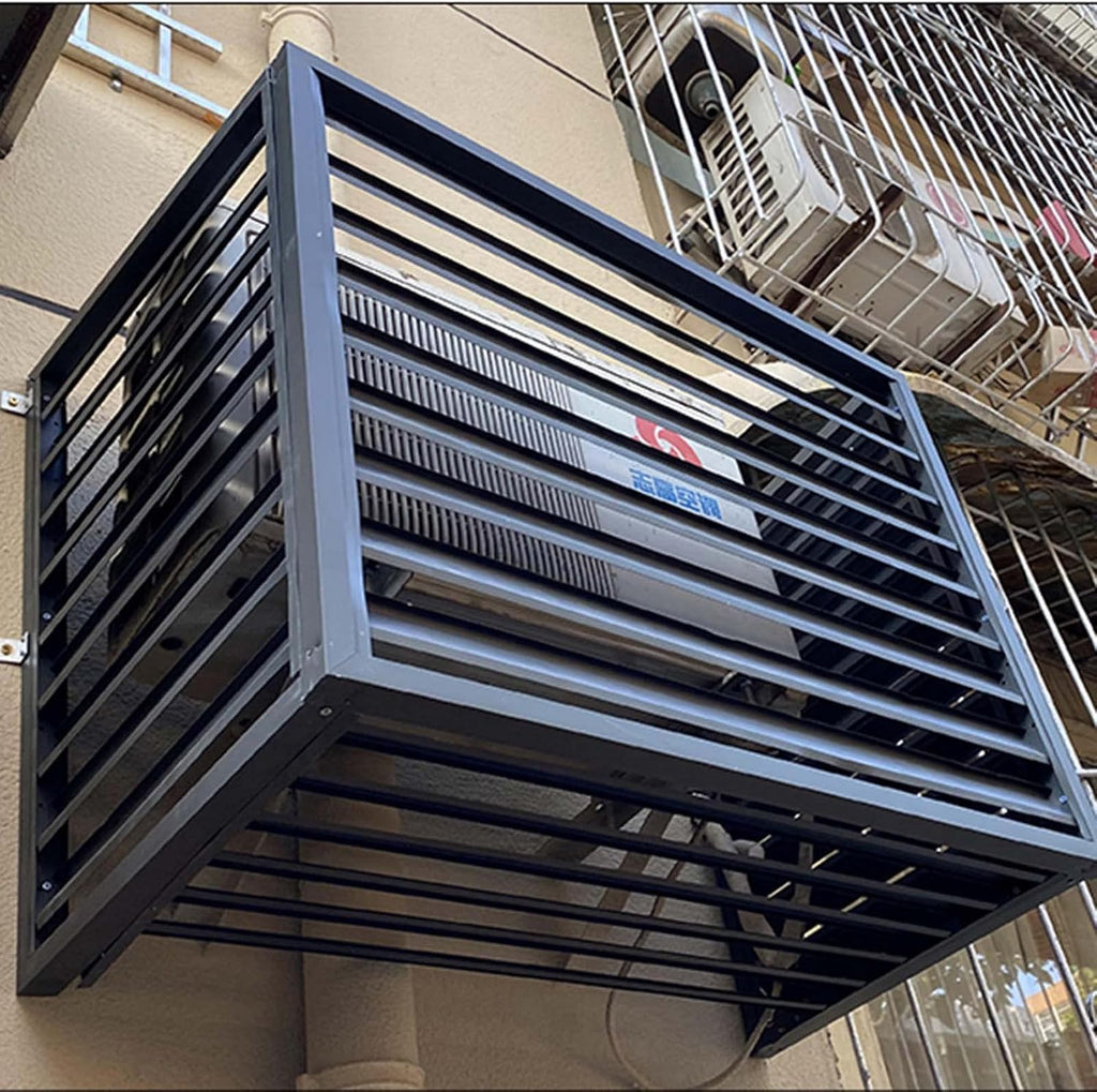 GENERIC Housse En Aluminium Pour Unité De Climatisation - Protection Extérieure Décorative Résistante Aux Intempéries Pour Climatiseurs Centraux - Boîtier Autonome Pour Ordures Ou équipements CVC