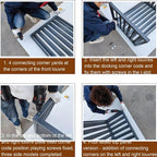  Cache Climatiseur Exterieur Aluminium,caisson Anti Bruit Pompe à Chaleur,cache Clim,Étanche À La Poussière Et À L'eau,Convient Pour L'unité Extérieure Du Climatiseur,White A,100x50x70cm