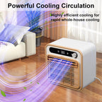  Unité De Climatisation Portable Divisée 5000 BTU, 40dB Refroidissement Intelligent Silencieux Avec Contrôle Tactile Et Minuterie 12H, Déshumidificateur Efficace Pour La Chambre à Coucher, Bureau, VR,
