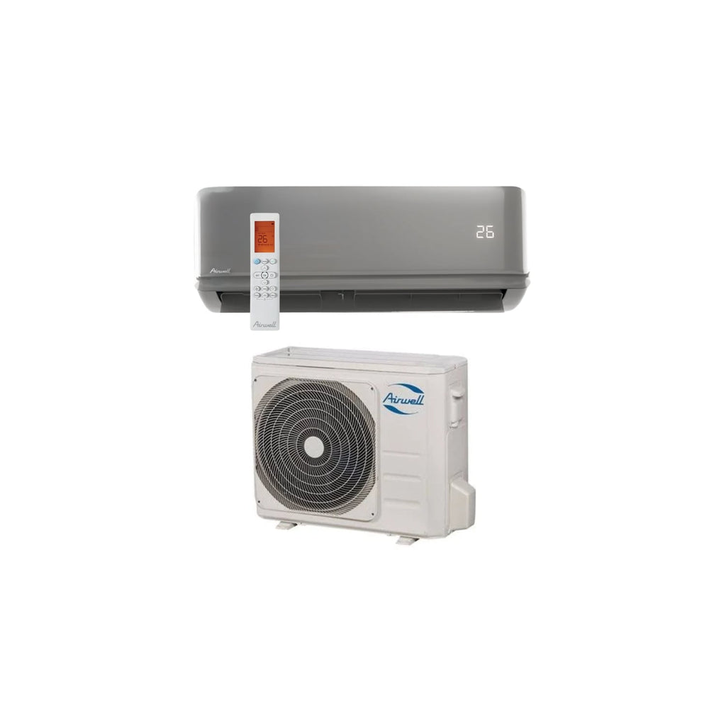  Climatisation Unité Extérieure Ydab Et Unité Intérieure Murale Hdmb Harmonia Gris 7 Kw - Airwell