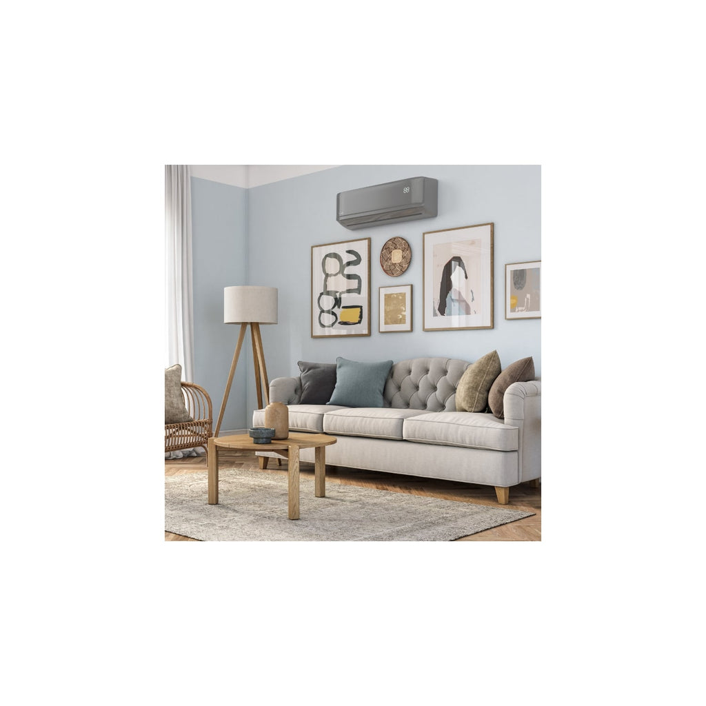  Climatiseur Mural Réversible Hdmb Harmonia Gris 2.6 Kw Wifi Intégré - Airwell - 7sp024038